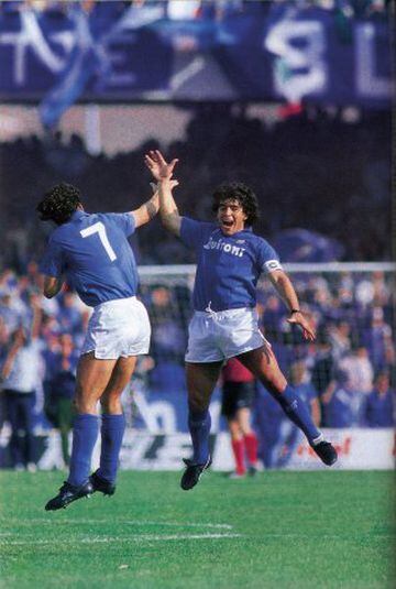 In 1989, Napoli saw off VfB Stuttgart to win the UEFA Cup, Maradona netting a penalty in the first leg of a final that ended 5-4 on aggregate to the Italians.