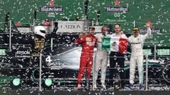 A Vettel no le gustó el trofeo del GP de México ni 'Marioachi'