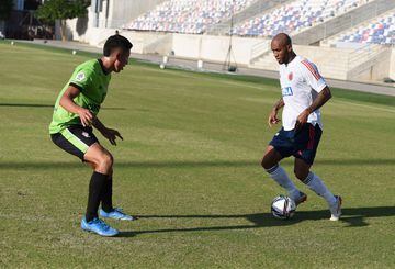 Los dirigidos por Reinaldo Rueda continúan su preparación para el juego vs Honduras y disputaron dos partidos amistosos en el Romelio Martínez.