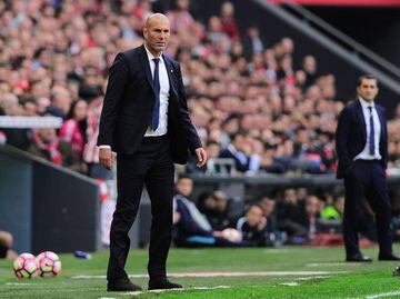 Zidane en San Mam&eacute;s.