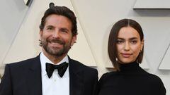 (FILES) In this file photo taken on February 24, 2019 Best Actor nominee for &quot;A Star is Born&quot; Bradley Cooper (L) and his wife Russian model Irina Shayk arrive for the 91st Annual Academy Awards at the Dolby Theatre in Hollywood. - Bradley Cooper, 44 and Irina Shayk, 33, have split after being in a relationship for four years. They have a 2 years old daughter, Lea De Seine Shayk Cooper. (Photo by Mark RALSTON / AFP)