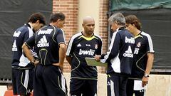 José Morais, en un entrenamiento del Real Madrid.