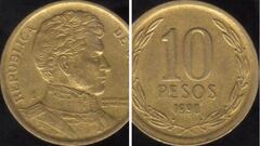 Esta es la moneda de 10 pesos más cara de Chile: cómo saber si tengo una y cuántas hay