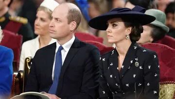 Kate Middleton and Prince William attended the Commonwealth Day Service held Monday at Westminster Abbey.