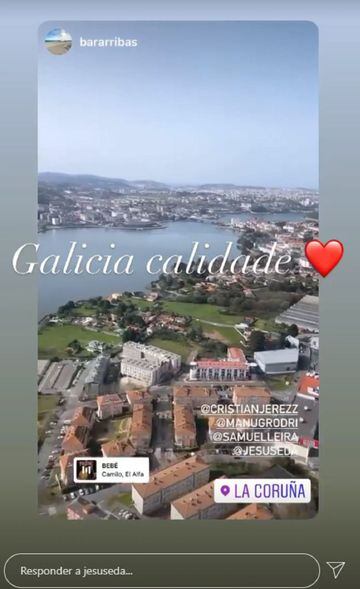 Imagen de Galicia desde un avión.