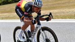 El campeón de Bélgica Tim Merlier compite con el equipo Alpecin-Deceuninck en el Tour de Valonia.