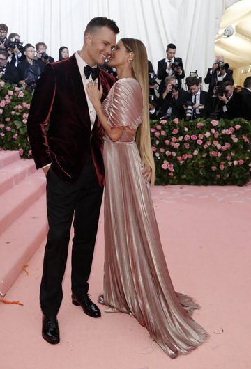 Gisele Bundchen y Tom Brady, siempre una de las parejas más elegantes. 