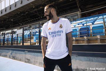 Real Madrid say the design of their new home kit "reflects the spirit and sense of togetherness within the club, along with the fans, under the slogan 'This is grandeza'".