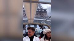 De película: el idílico vídeo de Marcos Llorente y Paddy en la Torre Eiffel