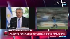 Alberto Fernández: "A los argentinos sólo nos dio alegrías"