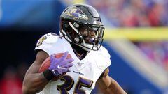 Baltimore Ravens Gus Edwards and Marcus Peters believed to have torn ACL