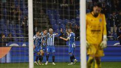 Partido Deportivo de La Coruña - Tarazona.  gol Alcaina
