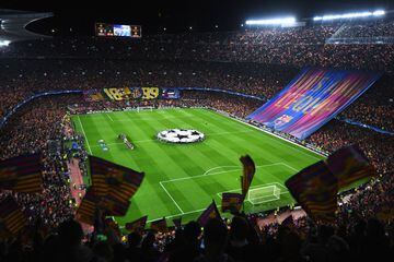 El estadio del Barcelona es el de mayor capacidad en Europa y el quinto más grande del mundo. Inaugurado en 1957, se ha convertido en un epicentro del fútbol mundial con los casi 100,000 espectadores que caben en sus gradas. El Camp Nou acogió la inauguración del Mundial de 1982, partidos del fútbol de los Juegos Olímpicos de 1992 y la histórica final de la Champions League de 1999, en la que el Manchester United derrotó al Bayern Múnich.