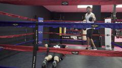 Sugar Ray Costa: Atlético Madrid striker took to the boxing ring in Fernando Torres' gym