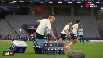 WATCH: Haaland with scary fall hours before Champions League