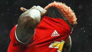 El centrocampista franc&eacute;s del Manchester United, Paul Pogba, durante un partido.