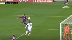 El gol y milagro de Dembelé que hace soñar al Barca con LaLiga