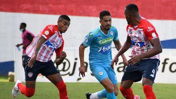 Jaguares y Junior de Barranquilla igualaron 1-1 en Monter&iacute;a por la fecha 5 de la Liga BetPlay. Cariaco Gonz&aacute;lez fue la gran figura del encuentro
