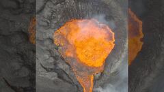 Vídeo: ¡Impresionante! Así se ve la erupción de un volcán grabado con un dron
