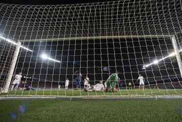 2-0. Kostas Manolas marcó en propia puerta el segundo gol azulgrana.