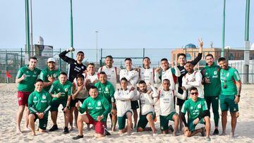 Selección de Futbol Playa se prepara para el Mundial Dubái 2024