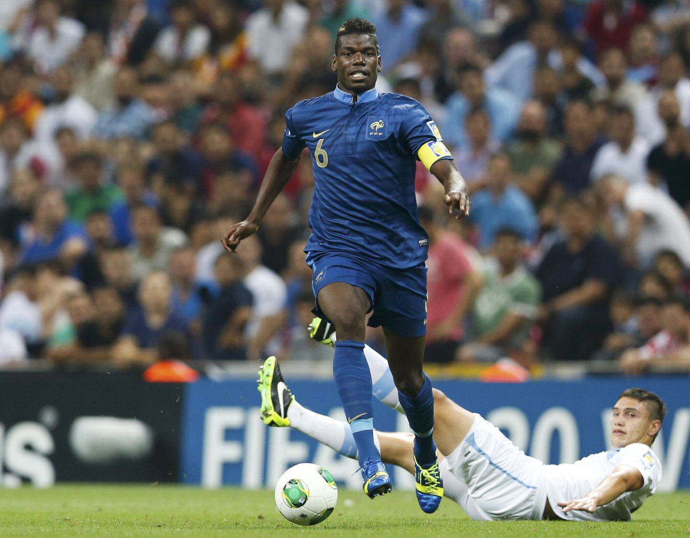 All eyes were on Paul Pogba at the 2013 U20 World Cup in Turkey. He collected the Golden Ball award and was instrumental in helping France become world champions for the first time in the category.