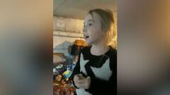 Niña ucraniana canta 'Let it go' de Frozen en un búnker y emociona al mundo entero