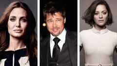 Angelina Jolie, Brad Pitt y Marion Cotillard. Im&aacute;gen: Instagram