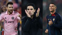 El entrenador del Arsenal incluyó a Messi y a Cristiano Ronaldo dentro de su equipo ideal, destacando al astro argentino.
