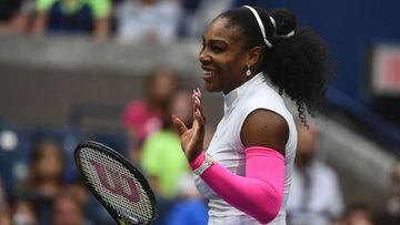 Serena "playing her way" into US Open as quarters begin