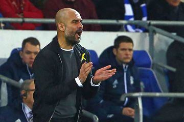 Cheque writer | Manchester City's Spanish manager Pep Guardiola has built a talented, and expensive, squad.