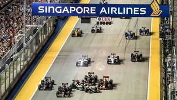 El GP de Singapur cambia los horarios habituales de F1