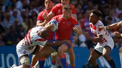 Rugby Union - Rugby World Cup 2023 - Pool D - Japan v Chile - Stadium Municipal de Toulouse, Toulouse, France - September 10, 2023 Chile's Jose Ignacio Larenas in action REUTERS/Gonzalo Fuentes
