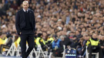 Zidane, en el partido contra el City. 