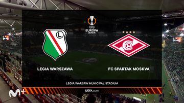 Resumen y gol del Legia vs. Spartak de la Europa League