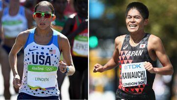 Linden and Kawauchi win Boston Marathon