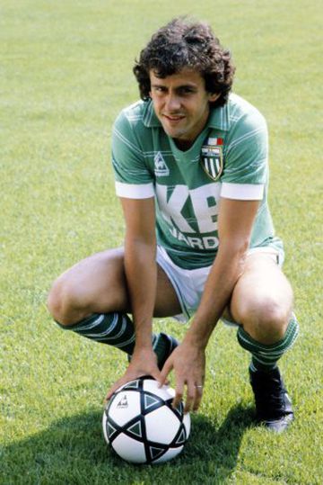 The Frenchman during his time with Saint-Etienne.