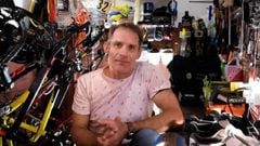 Santiago Botero y la previa en una etapa del Tour de Francia