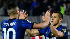 Alexis marca y el Inter de Milán sigue luchando por el Scudetto
