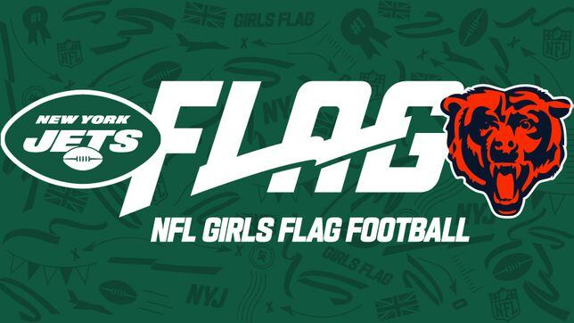 The Jets and Bears football league organizes the flag of the United Kingdom