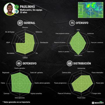 Análisis gráfico de Paulinho.