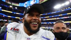 The Rams&#039; defensive tackle Aaron Donald has given two conditions for his return to the newly crowned Super Bowl Champions. Can you guess what they are?