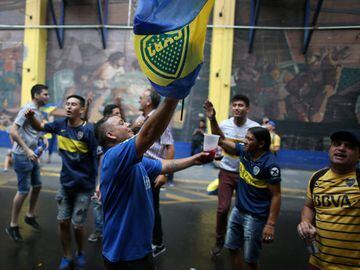 Boca fans ahead of the game.