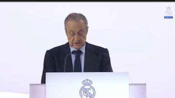 Florentino Pérez enumera todas las renovaciones del Bernabéu