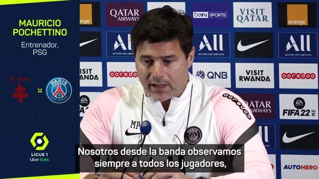 Pochettino explica la polémica sustitución de Messi