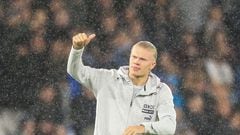 Erling Haaland was replaced at half-time in Manchester City’s Champions League game against FC Copenhagen but didn’t suffer an injury