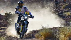Quintanilla mejora y es el nuevo escolta en motos en el Dakar