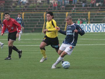 El retornado volante de la UC antes de su consolidación como futbolista jugó en Primera B por Osorno y San Luis.