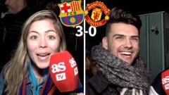 La afición del Barça: "¡El mejor partido del año, Messi es Dios!"