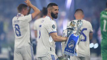 After scoring more than 40 goals to fire Real Madrid to the LaLiga and Champions League titles, Benzema is the favourite to win the 2022 men’s Ballon d’Or.